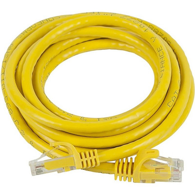 Monoprice 11390 FLEXboot Series Cat5e 24AWG UTP Ethernet Network Patch Cable, 7ft Yellow